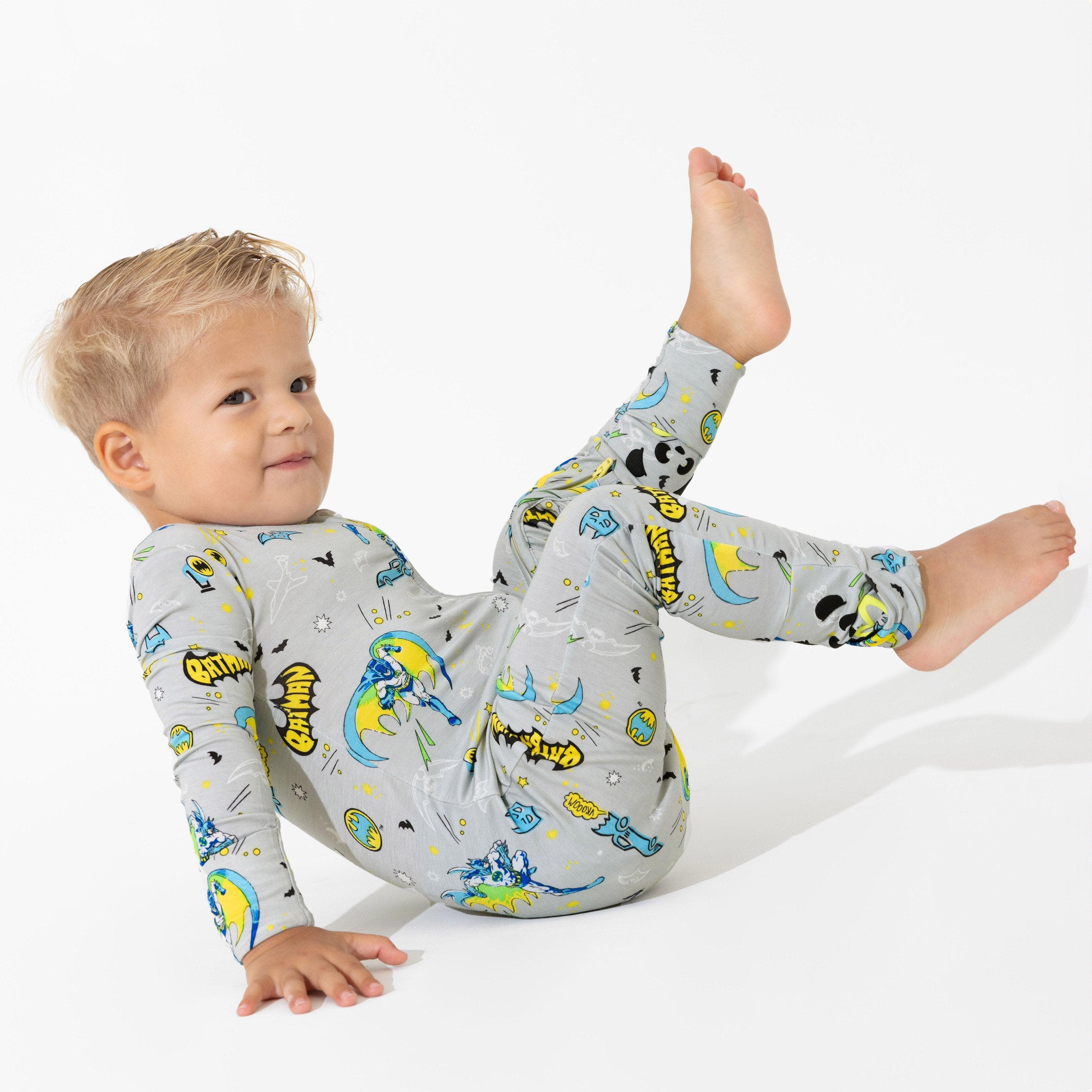 Bamboo Convertible Footie Romper - Batman - Image 5