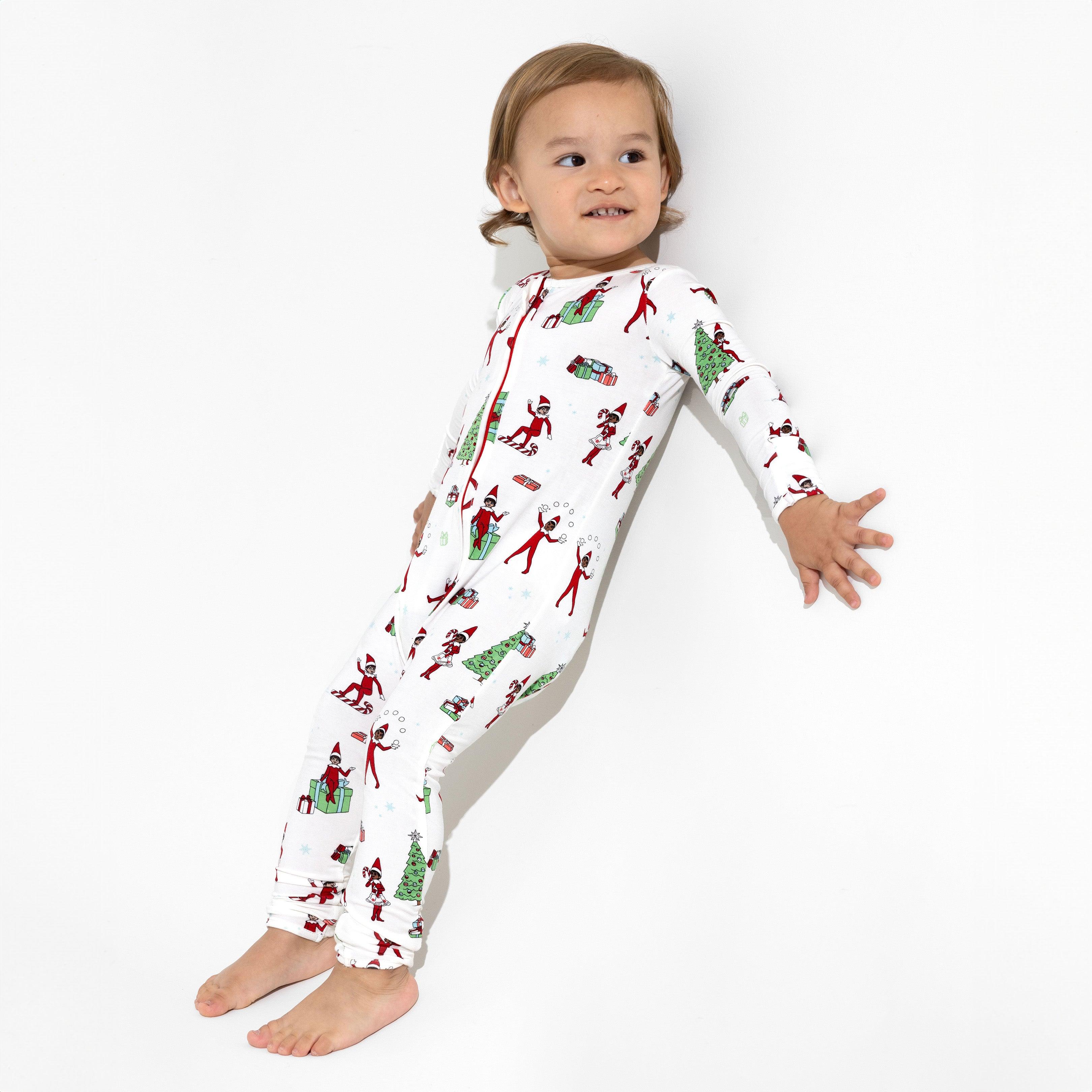 Bamboo Convertible Footie Romper - The Elf on the Shelf - Image 4