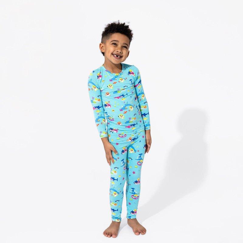 Bamboo Long Sleeve Pajama Set - Baby Shark - Image 3