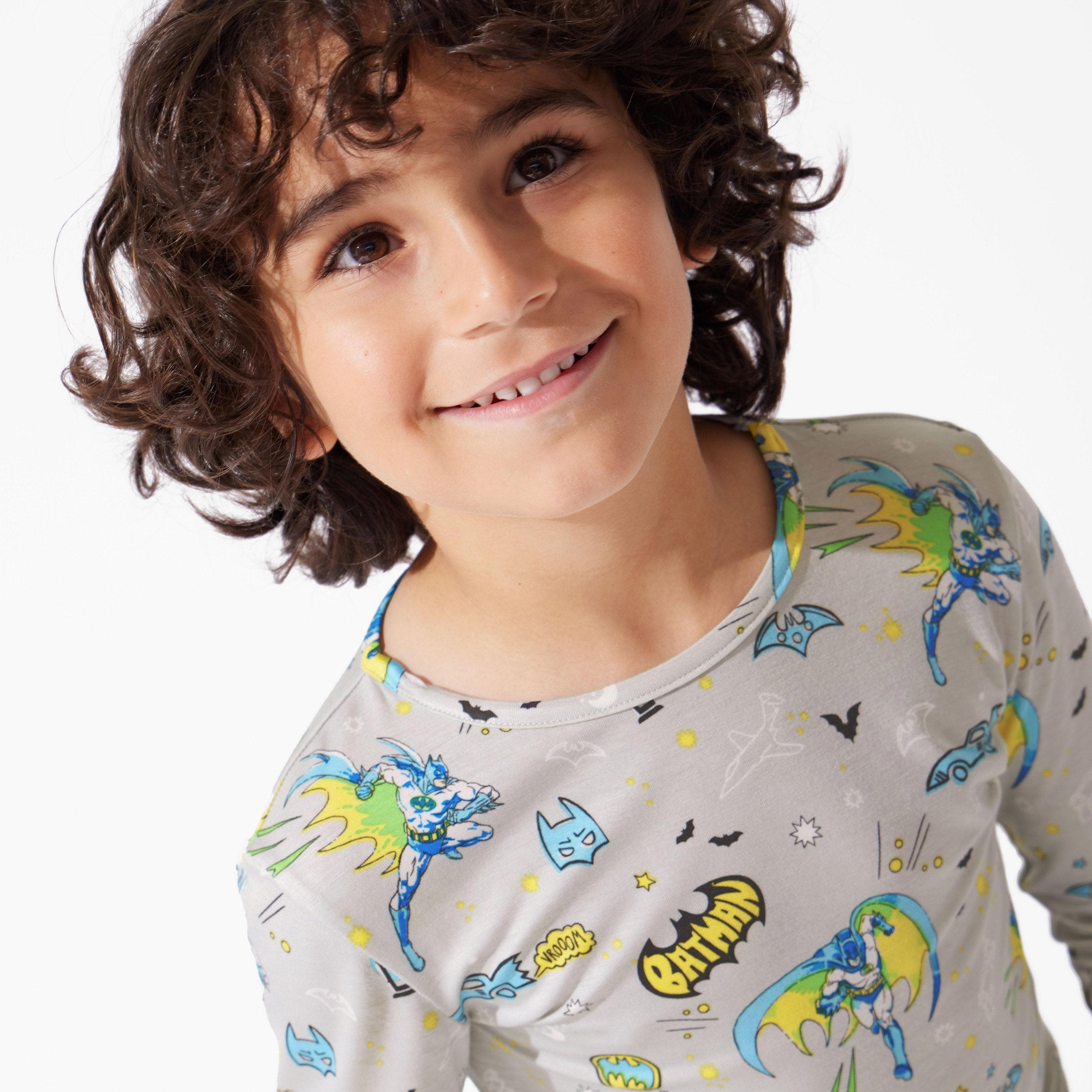 Bamboo Long Sleeve Pajama Set - Batman - Image 3