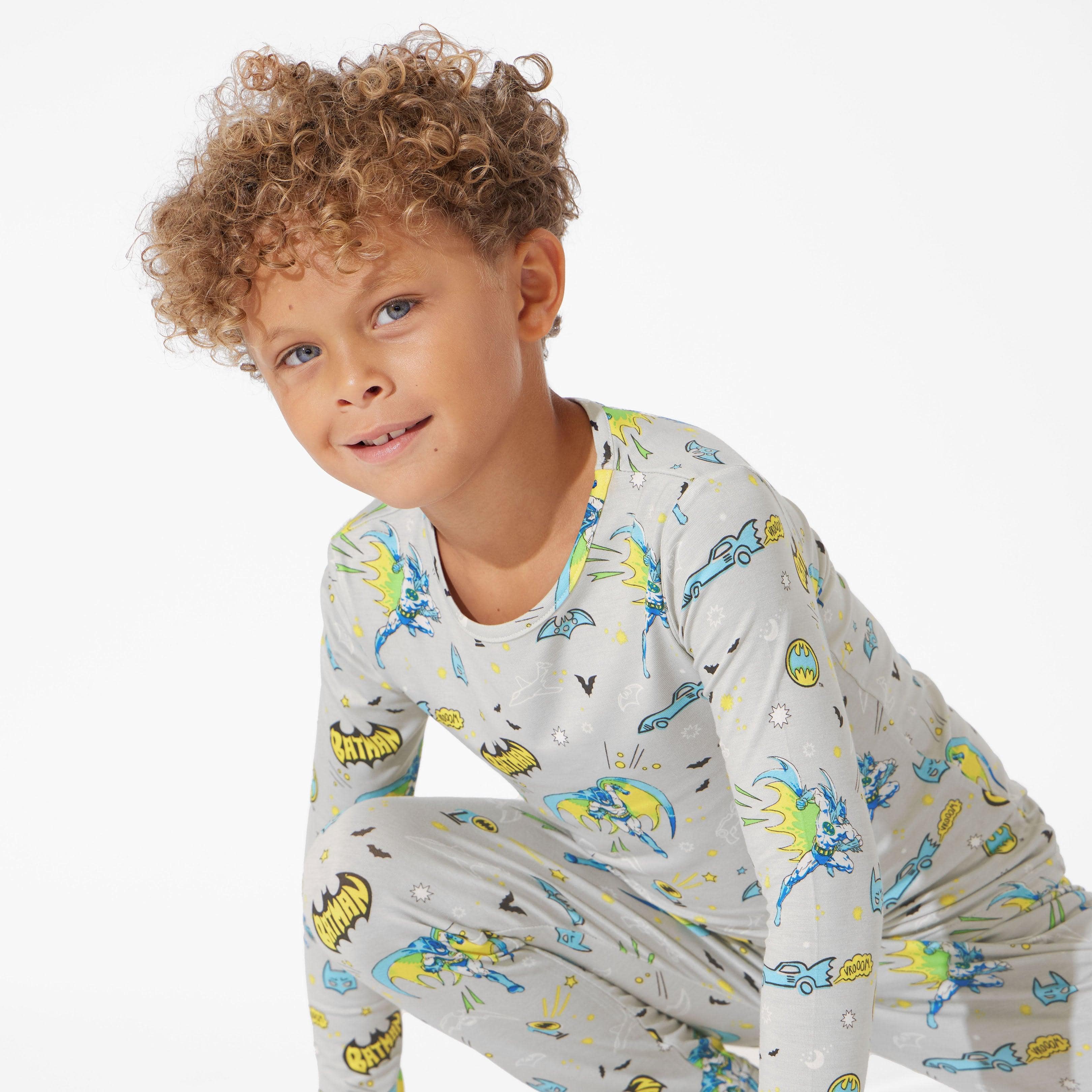 Bamboo Long Sleeve Pajama Set - Batman - Image 5