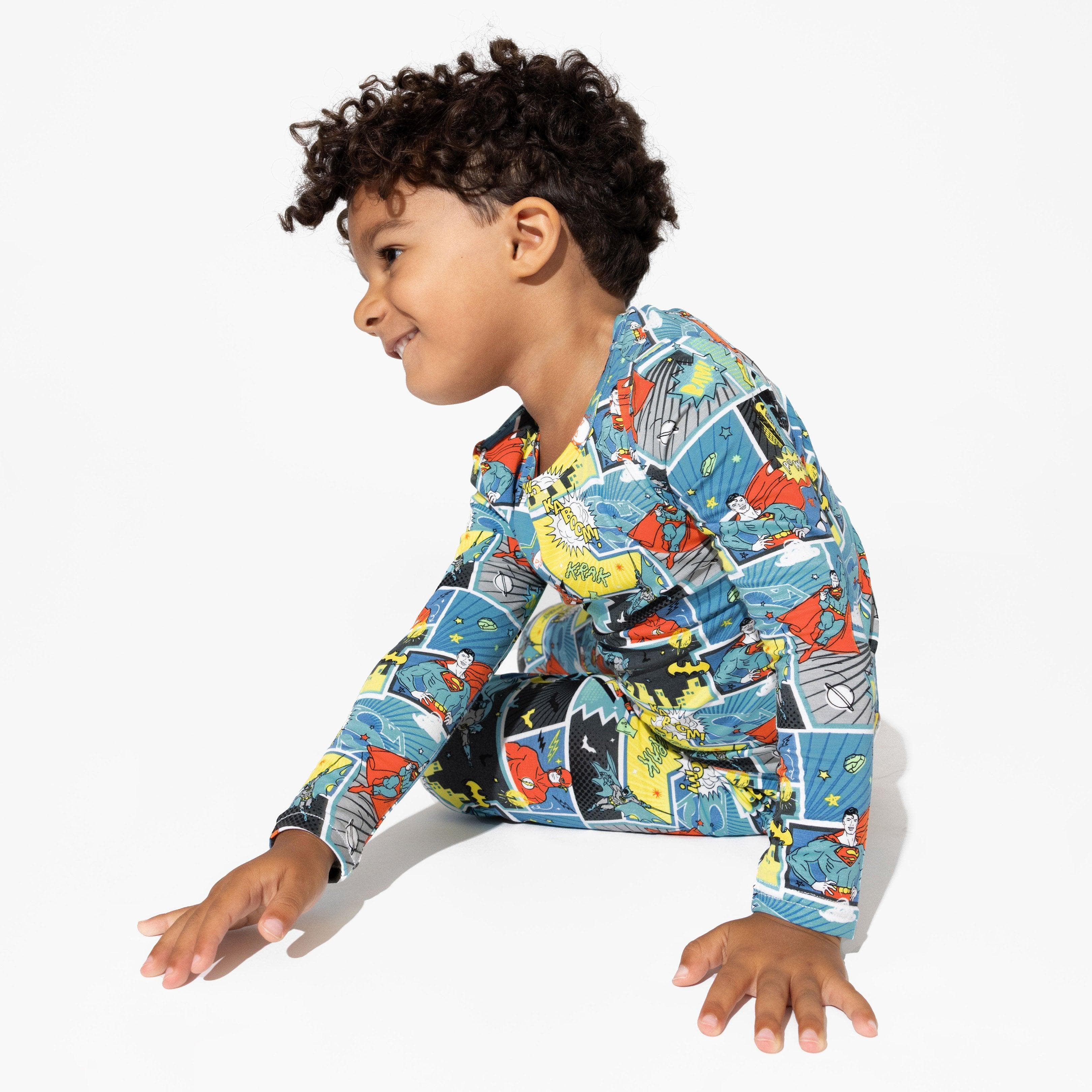 Bamboo Long Sleeve Pajama Set - Justice League Heroes - Image 3