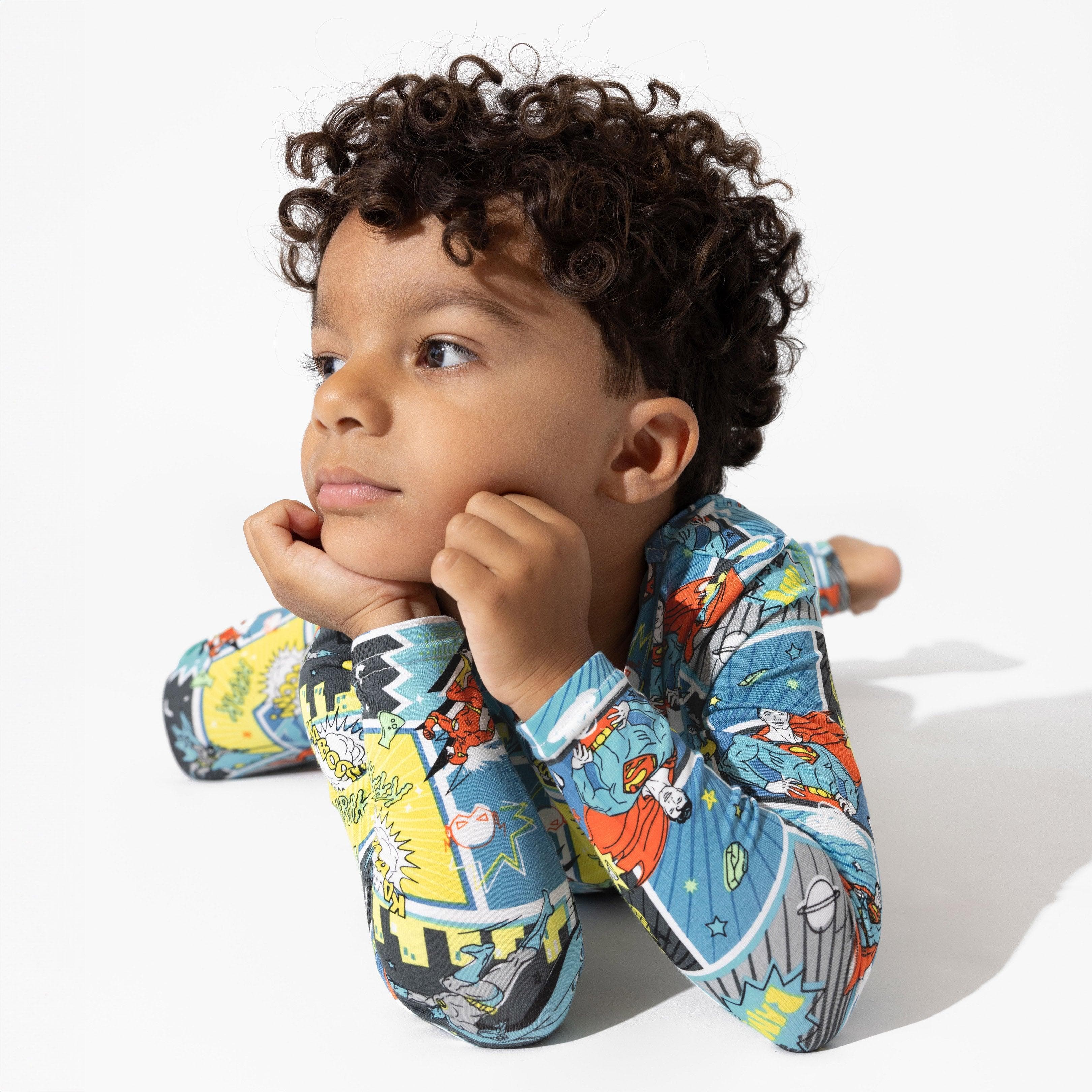 Bamboo Long Sleeve Pajama Set - Justice League Heroes - Image 4