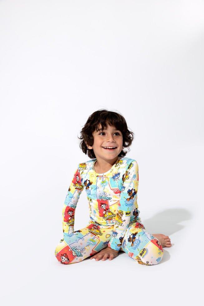 Bamboo Long Sleeve Pajama Set - PAW Patrol Boy Pups - Image 3