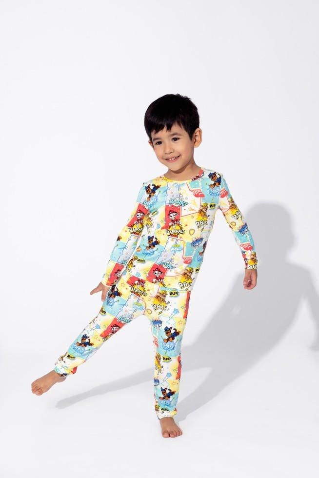 Bamboo Long Sleeve Pajama Set - PAW Patrol Boy Pups - Image 4