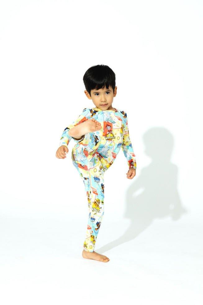 Bamboo Long Sleeve Pajama Set - PAW Patrol Boy Pups - Image 6