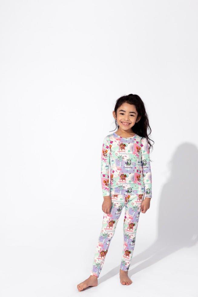Bamboo Long Sleeve Pajama Set - PAW Patrol Girl Pups - Image 3