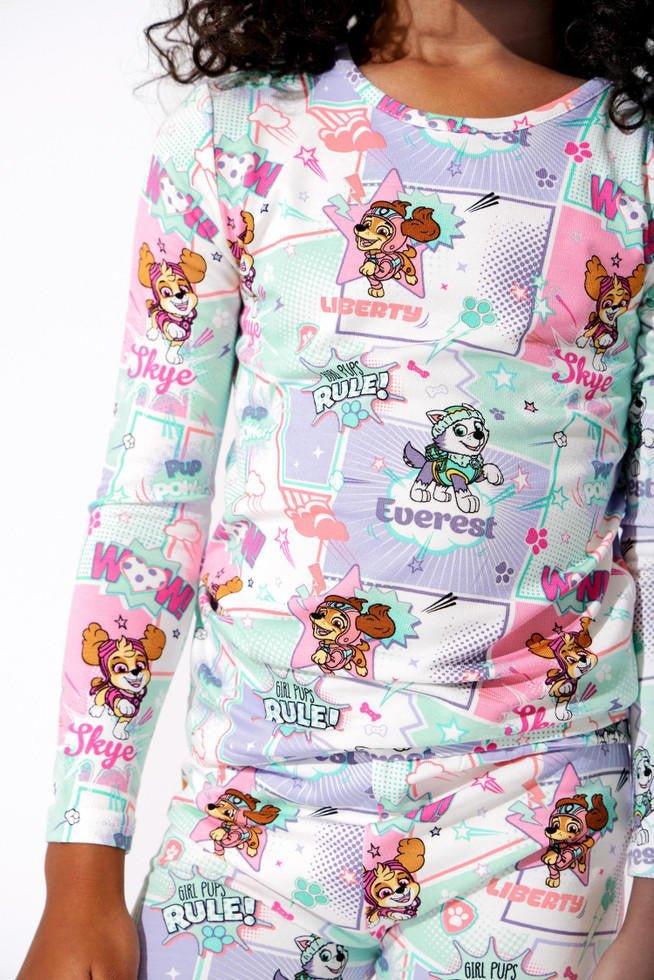 Bamboo Long Sleeve Pajama Set - PAW Patrol Girl Pups - Image 5
