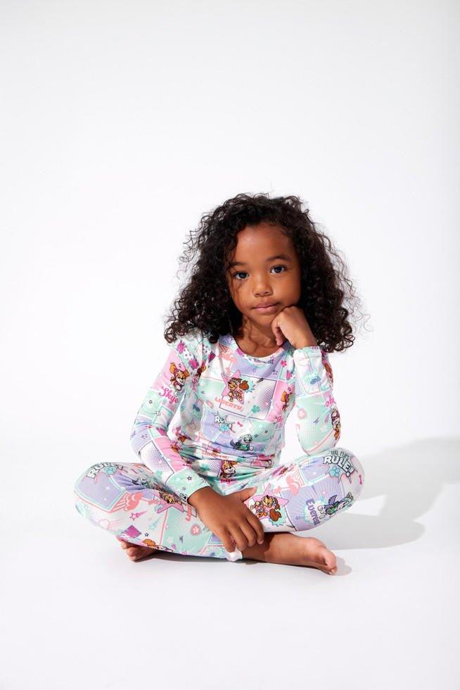 Bamboo Long Sleeve Pajama Set - PAW Patrol Girl Pups - Image 6