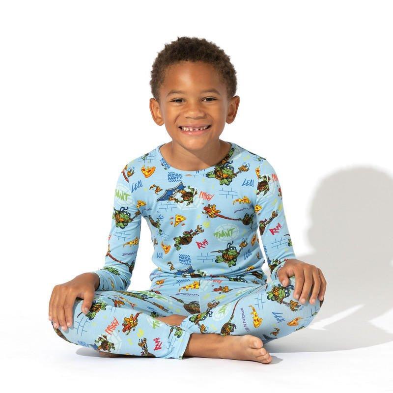 Bamboo Long Sleeve Pajama Set - Teenage Mutant Ninja Turtles Pizza - Image 6