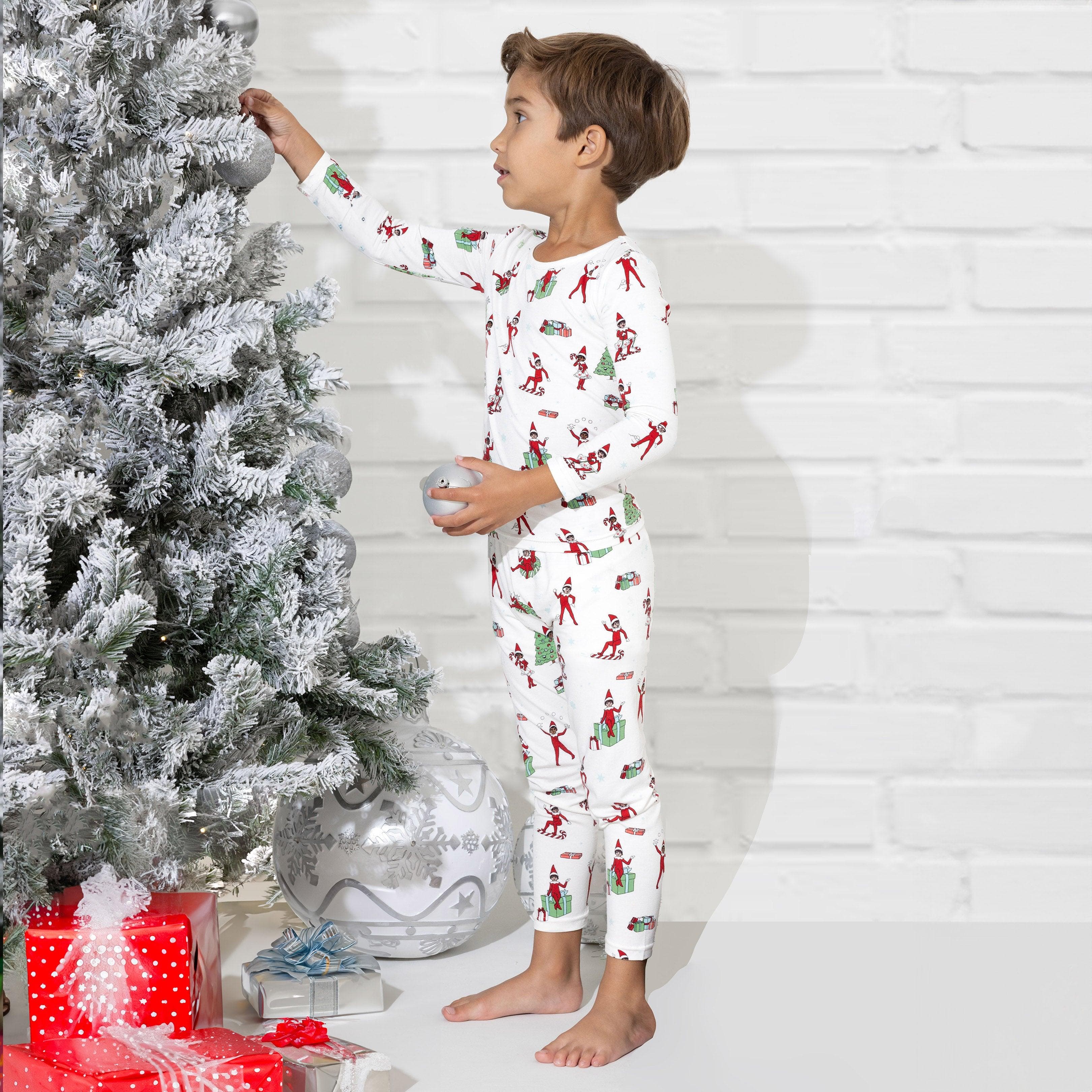 Bamboo Long Sleeve Pajama Set - The Elf on the Shelf - Image 5