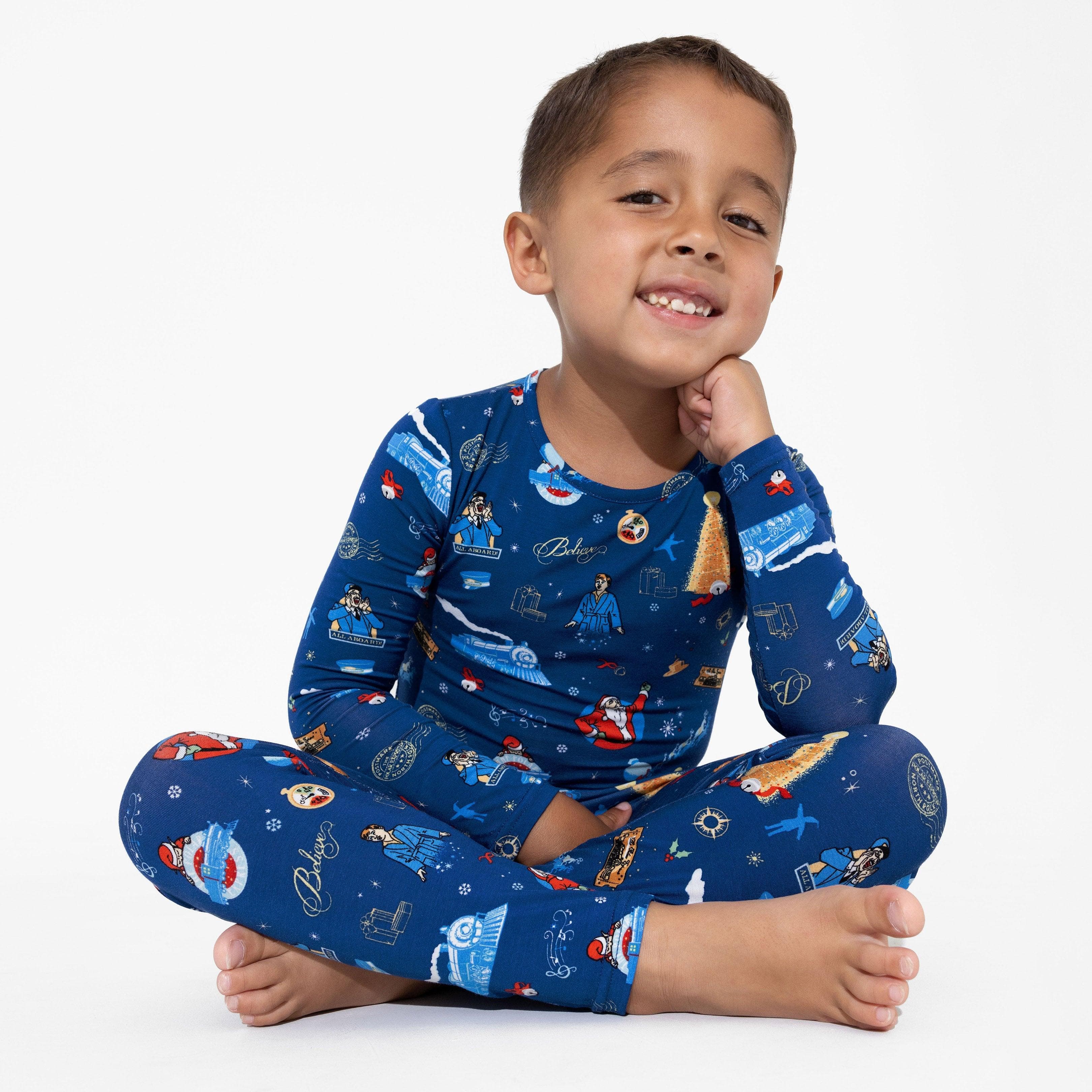 Bamboo Long Sleeve Pajama Set - The Polar Express - Image 2