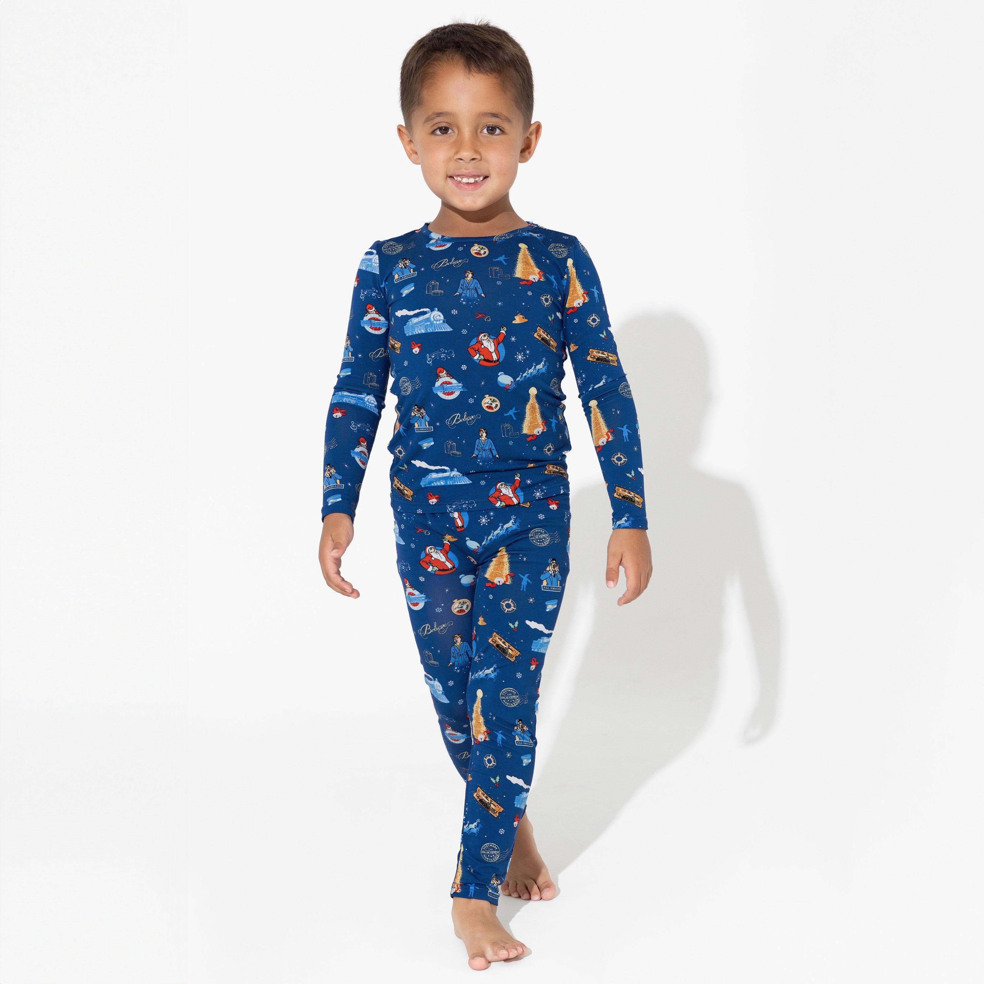 Bamboo Long Sleeve Pajama Set - The Polar Express - Image 4