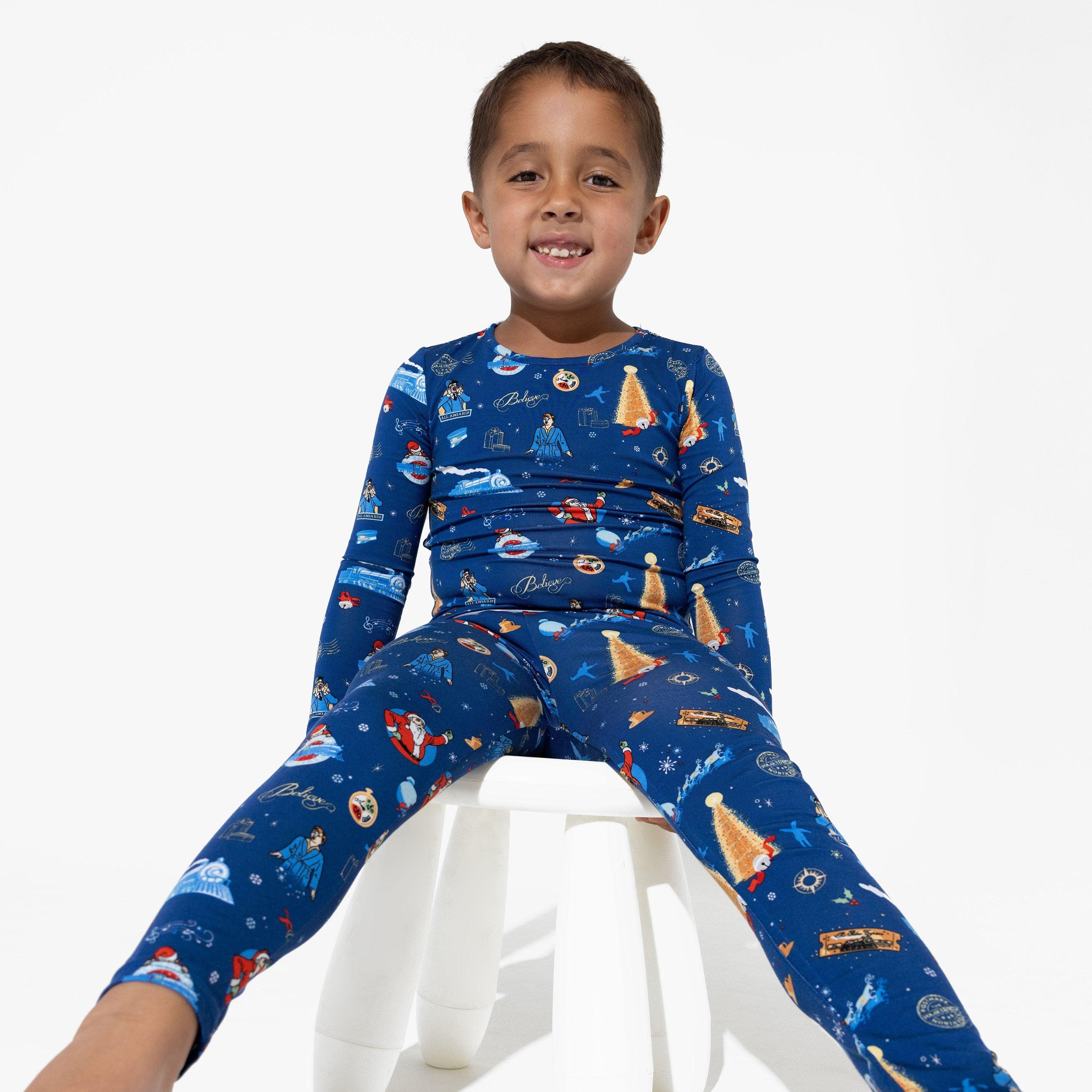 Bamboo Long Sleeve Pajama Set - The Polar Express - Image 5