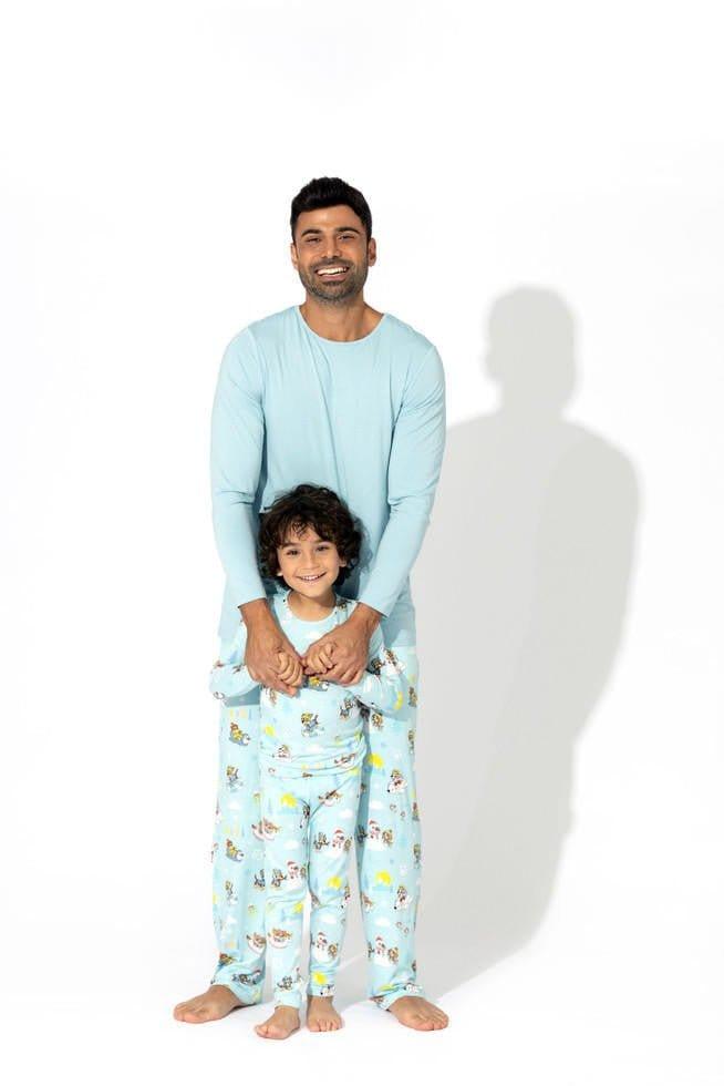 Men's Bamboo Long Sleeve Pajama Set - PAW Patrol Winter - Image 3