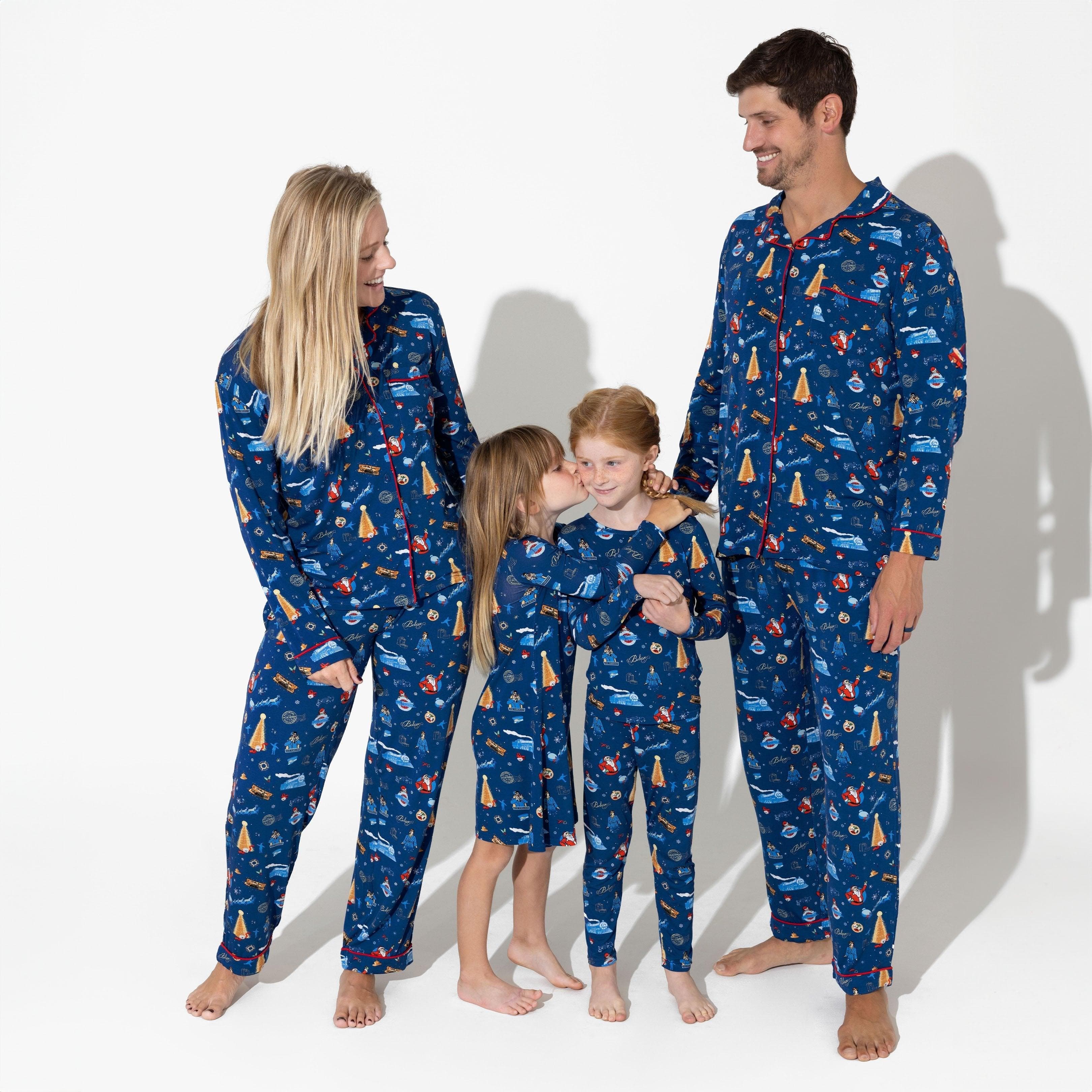 Women's Bamboo Long Sleeve Pajama Set - The Polar Express - Image 2