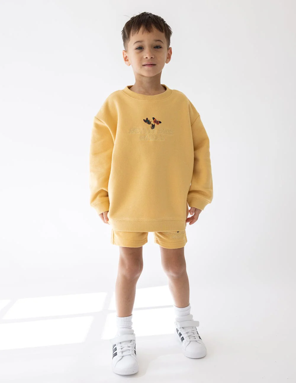 Better Days Butterfly Kids Crewneck - Image 5
