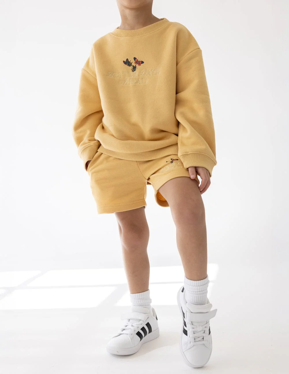 Better Days Butterfly Kids Crewneck - Image 6
