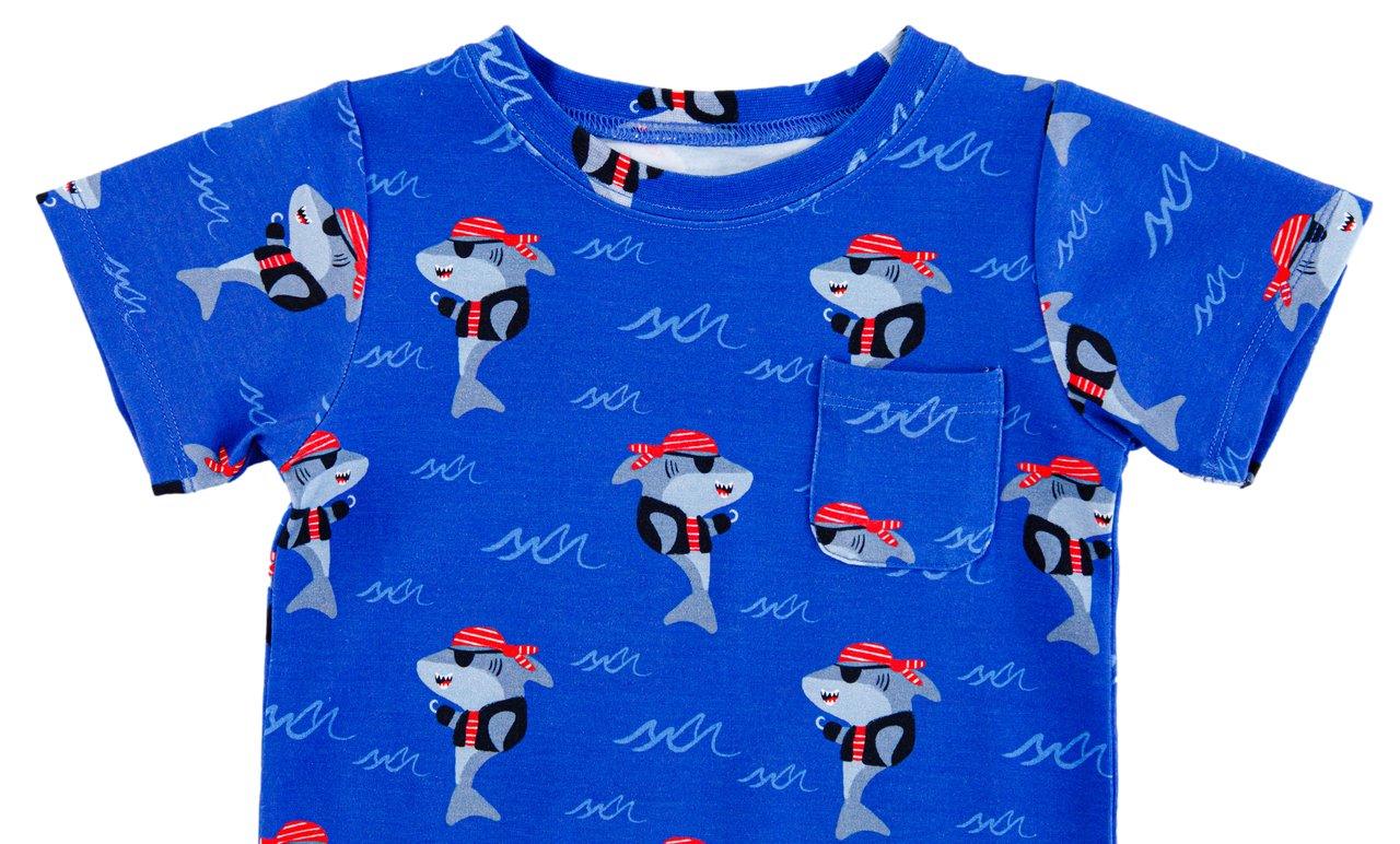Boy's Pocket T-Shirt - Sebastian (Pirates) - Image 2