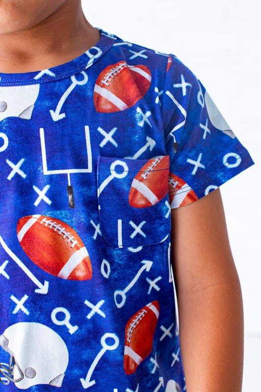 Boy's Pocket T-Shirt - Troy (Football) - Image 2