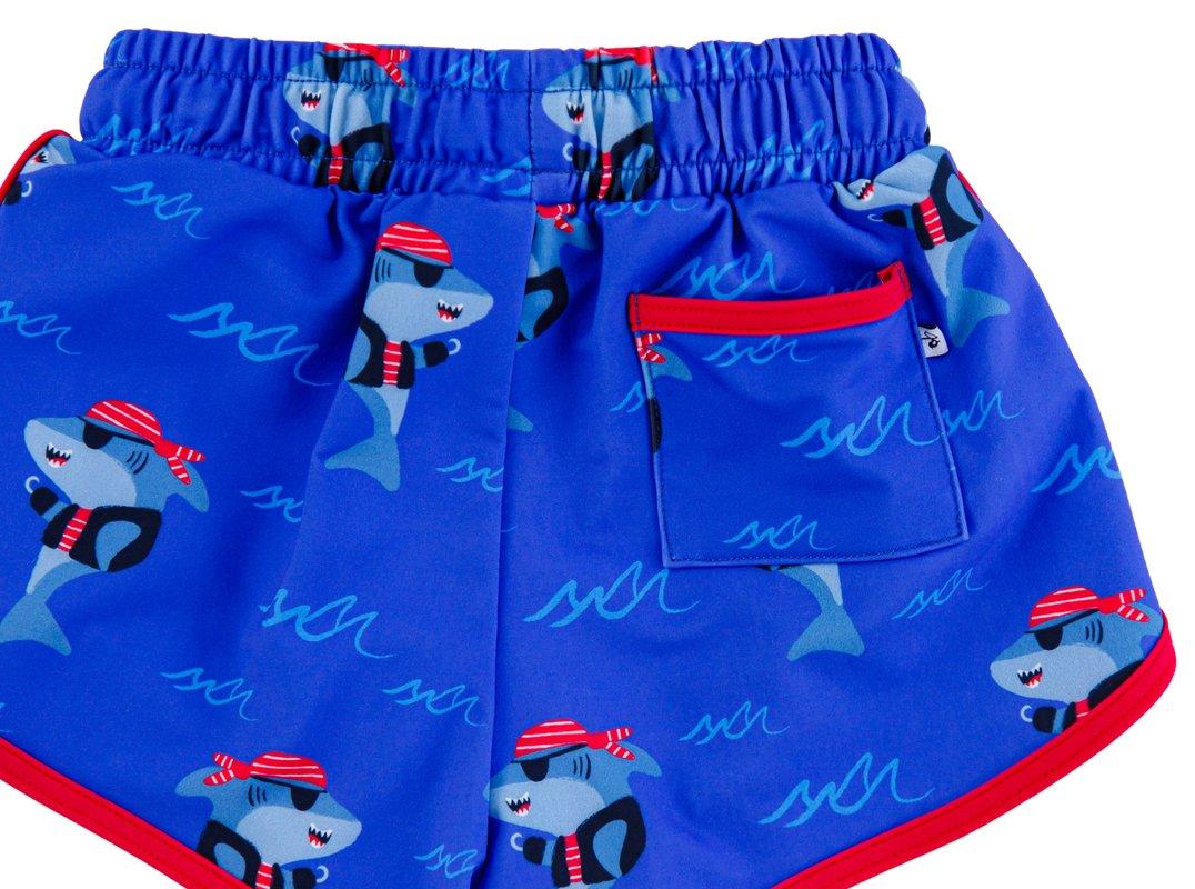 Boy's Swim Shorties - Sebastian (Pirates) - Image 2