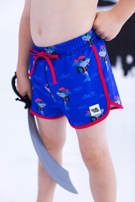 Boy's Swim Shorties - Sebastian (Pirates) - Image 4