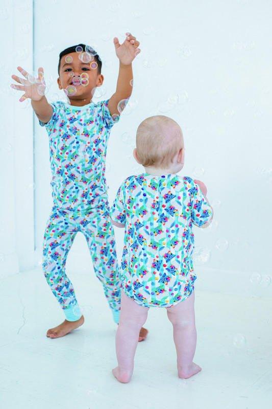 Boy's Bamboo T-Shirt Bubble Romper - Max (Gumball Machine) - Image 6