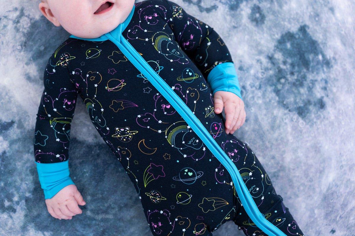Bamboo Convertible Footie Romper - Care Bears Cosmic Constellations (Space) - Image 2