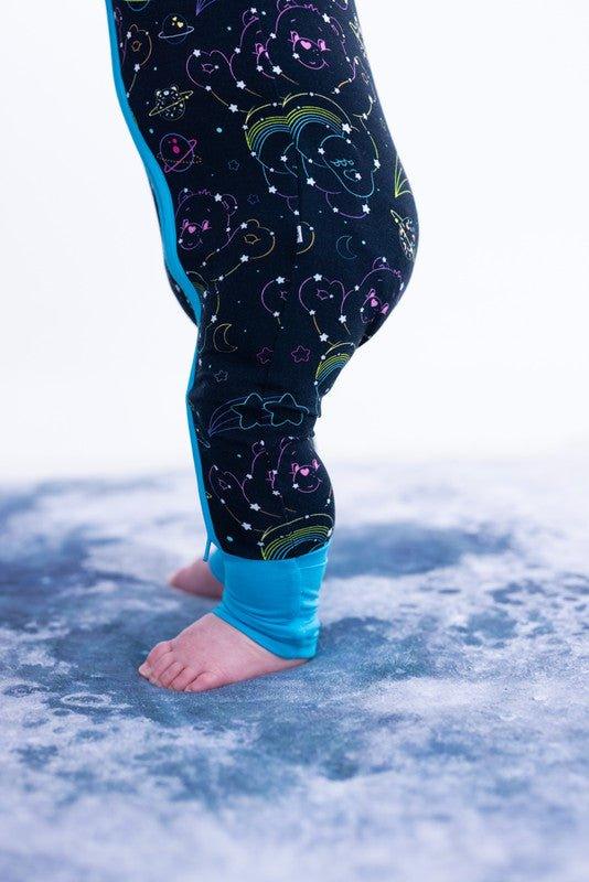 Bamboo Convertible Footie Romper - Care Bears Cosmic Constellations (Space) - Image 4