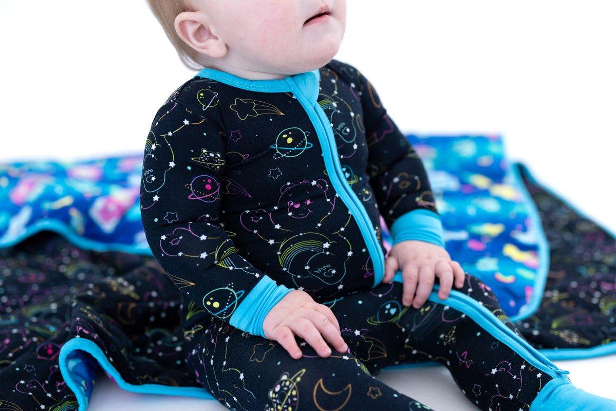 Bamboo Convertible Footie Romper - Care Bears Cosmic Constellations (Space) - Image 5
