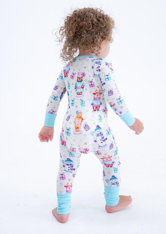 Bamboo Convertible Footie Romper - Fritz (Nutcrackers and Gift Boxes) - Image 3