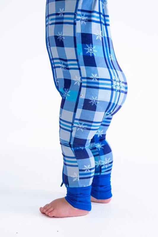 Bamboo Convertible Footie Romper - Saint (Plaids) - Image 4