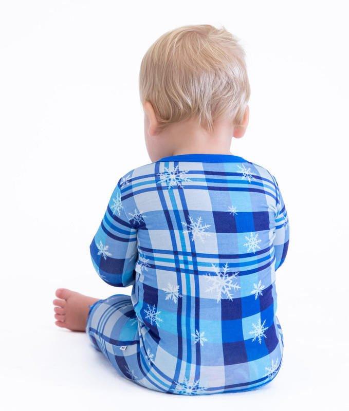 Bamboo Convertible Footie Romper - Saint (Plaids) - Image 8