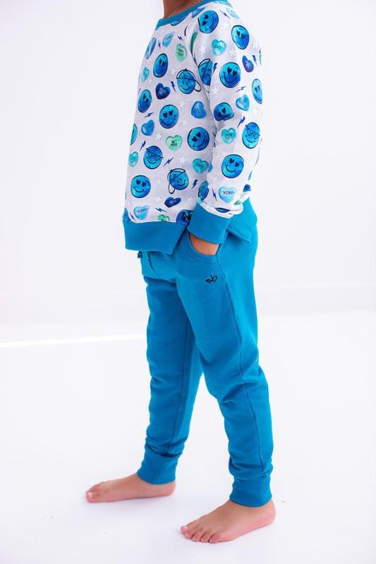 Bamboo Crewneck Sweatshirt - Morris (Valentine Emojis) - Image 2