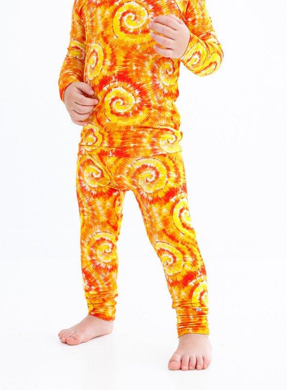Bamboo Long Sleeve Pajama Set - Norman (Tie-Dye) - Image 3