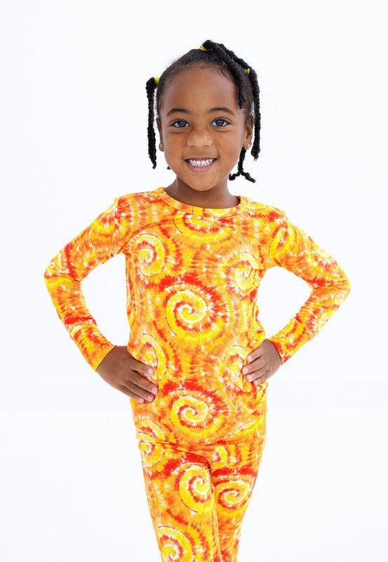 Bamboo Long Sleeve Pajama Set - Norman (Tie-Dye) - Image 5