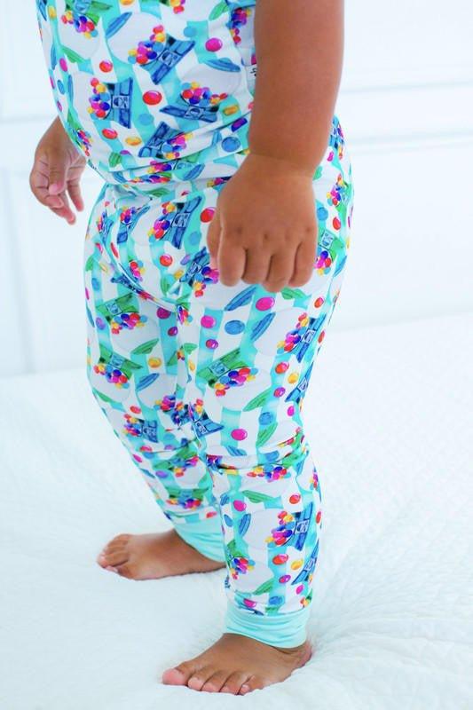 Bamboo Short Sleeve Pajama Set - Max (Gumball Machine) - Image 3