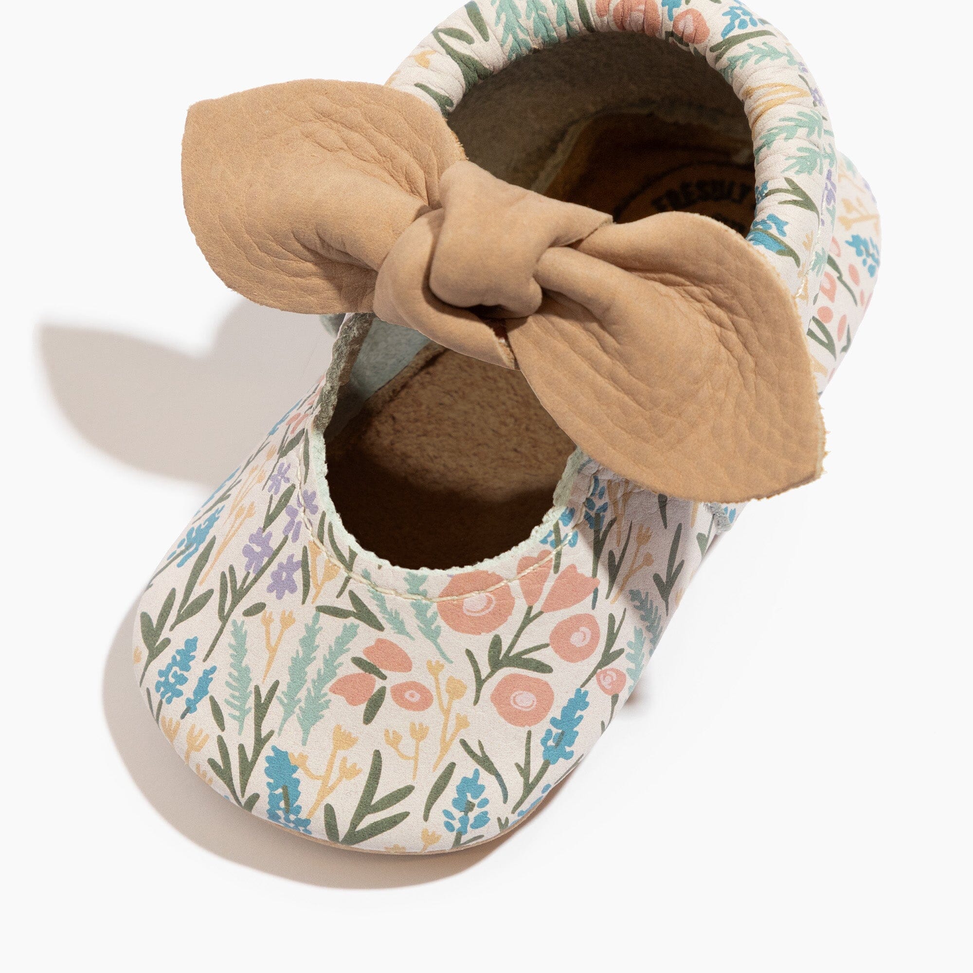 Bloom Knotted Bow Baby Shoe - Image 2