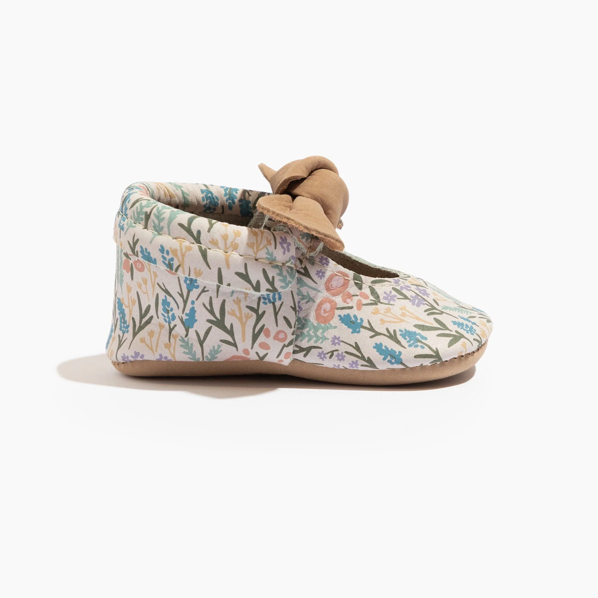 Bloom Knotted Bow Baby Shoe - Image 3
