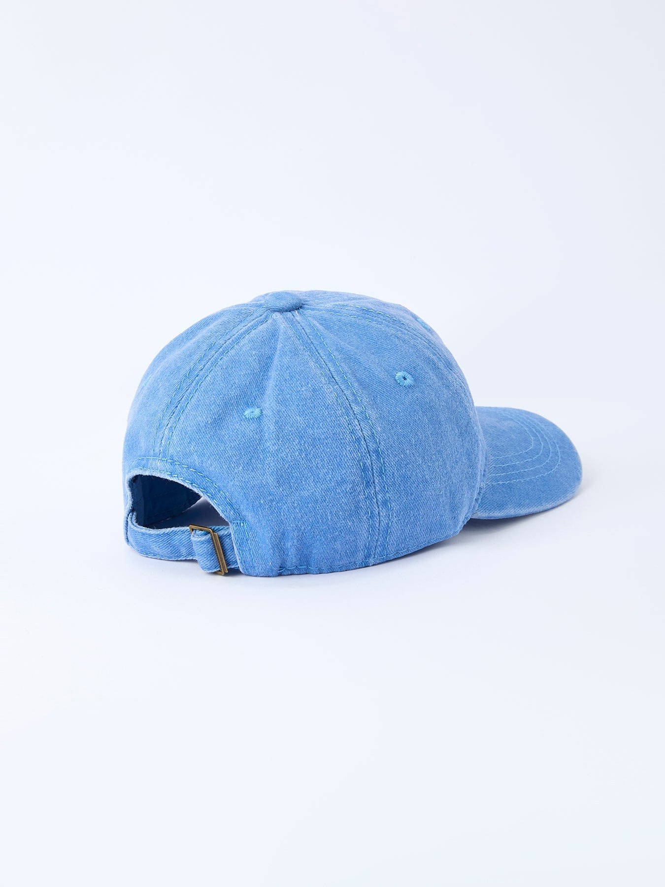 Blue Baseball Bow Applique Kids Hat - Image 2