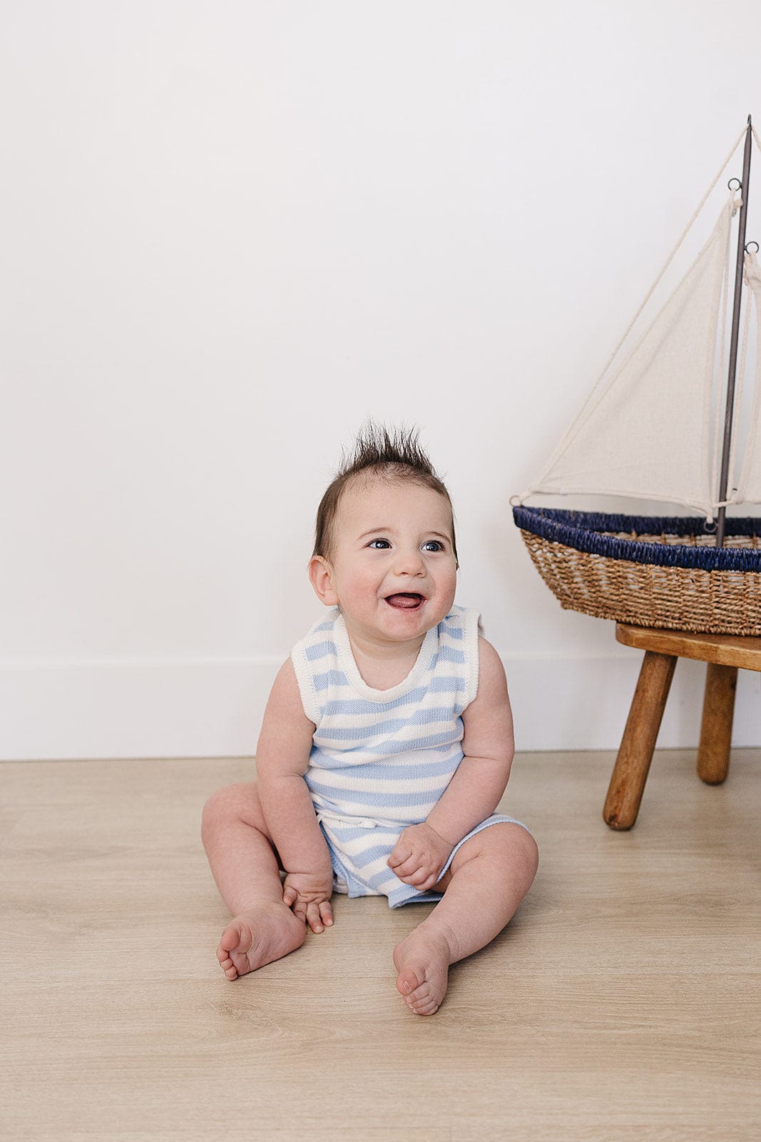 Blue Stripe Short Tank Set - Image 3