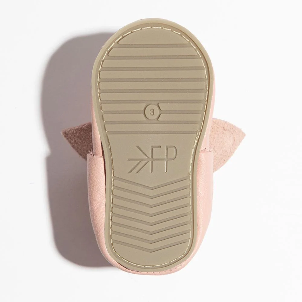 Blush Knotted Bow Baby Shoe - Image 7