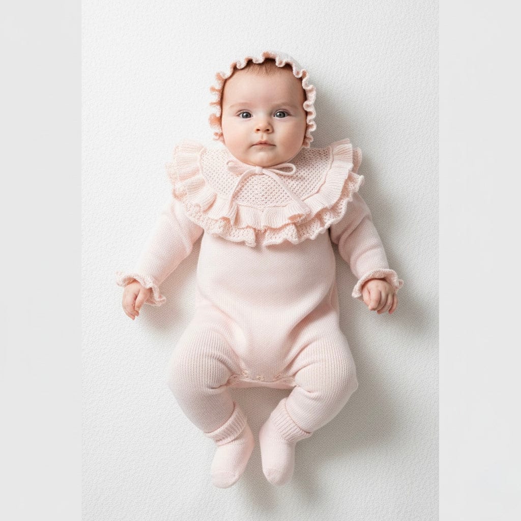 Blush Ruffle Knit 3-Piece Set - Image 2