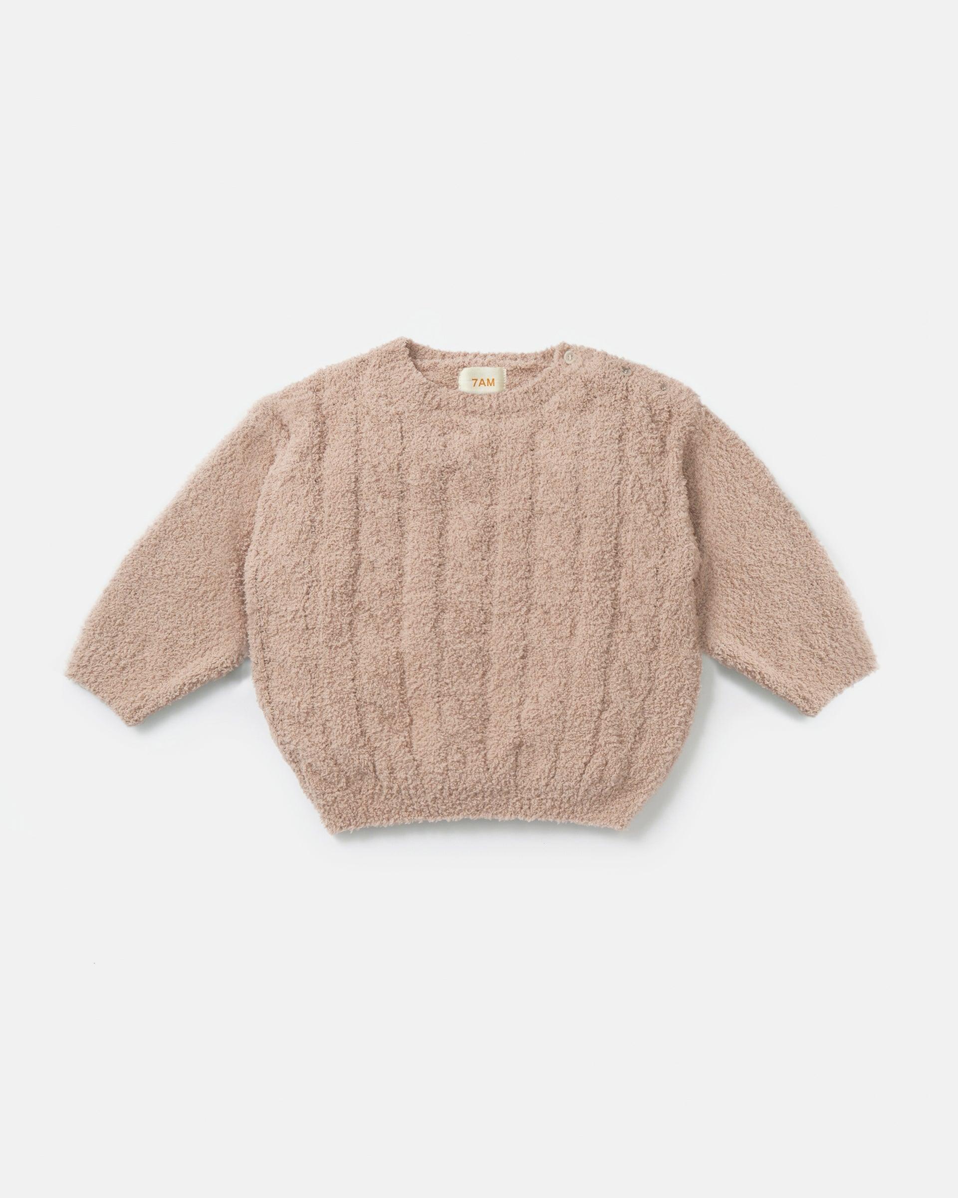 Boxy Cable Sweater - Fuzzy - Image 13