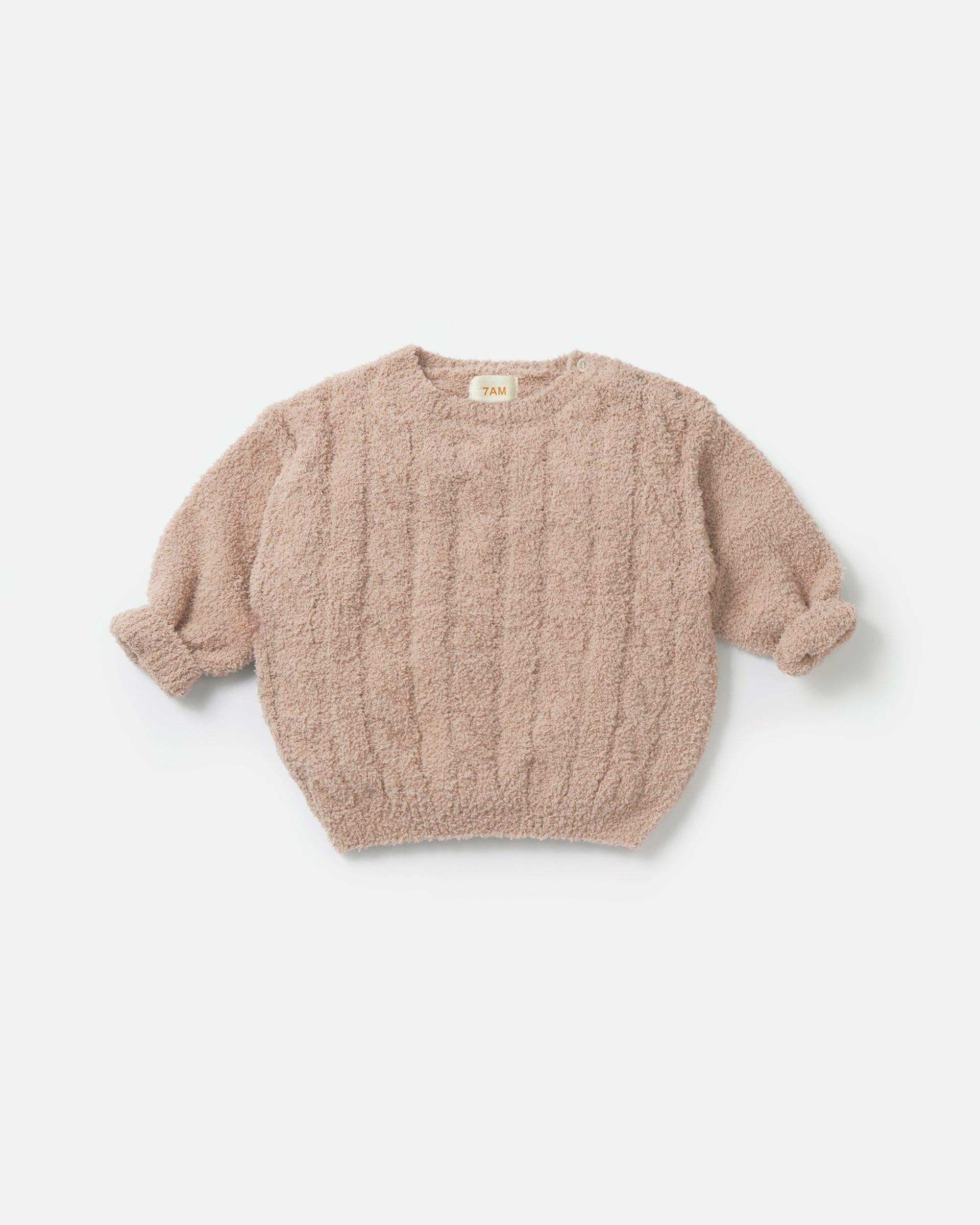 Boxy Cable Sweater - Fuzzy - Image 15