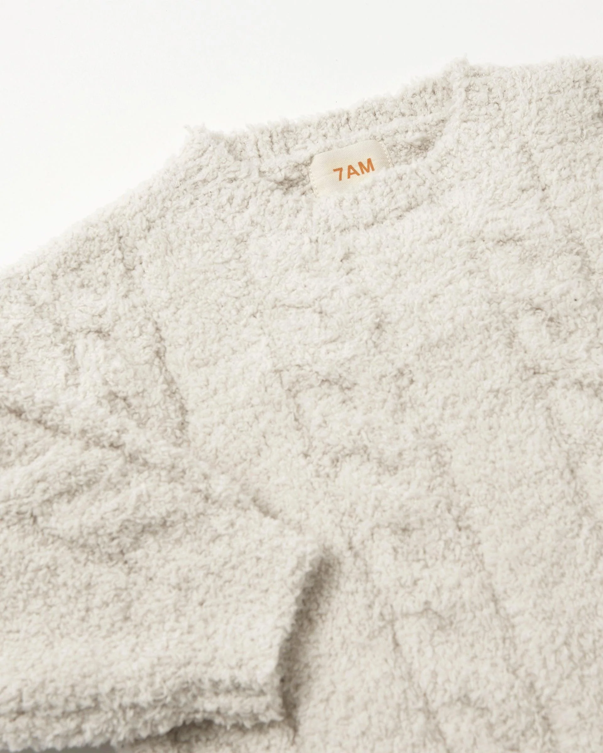 Boxy Cable Sweater - Fuzzy - Image 6