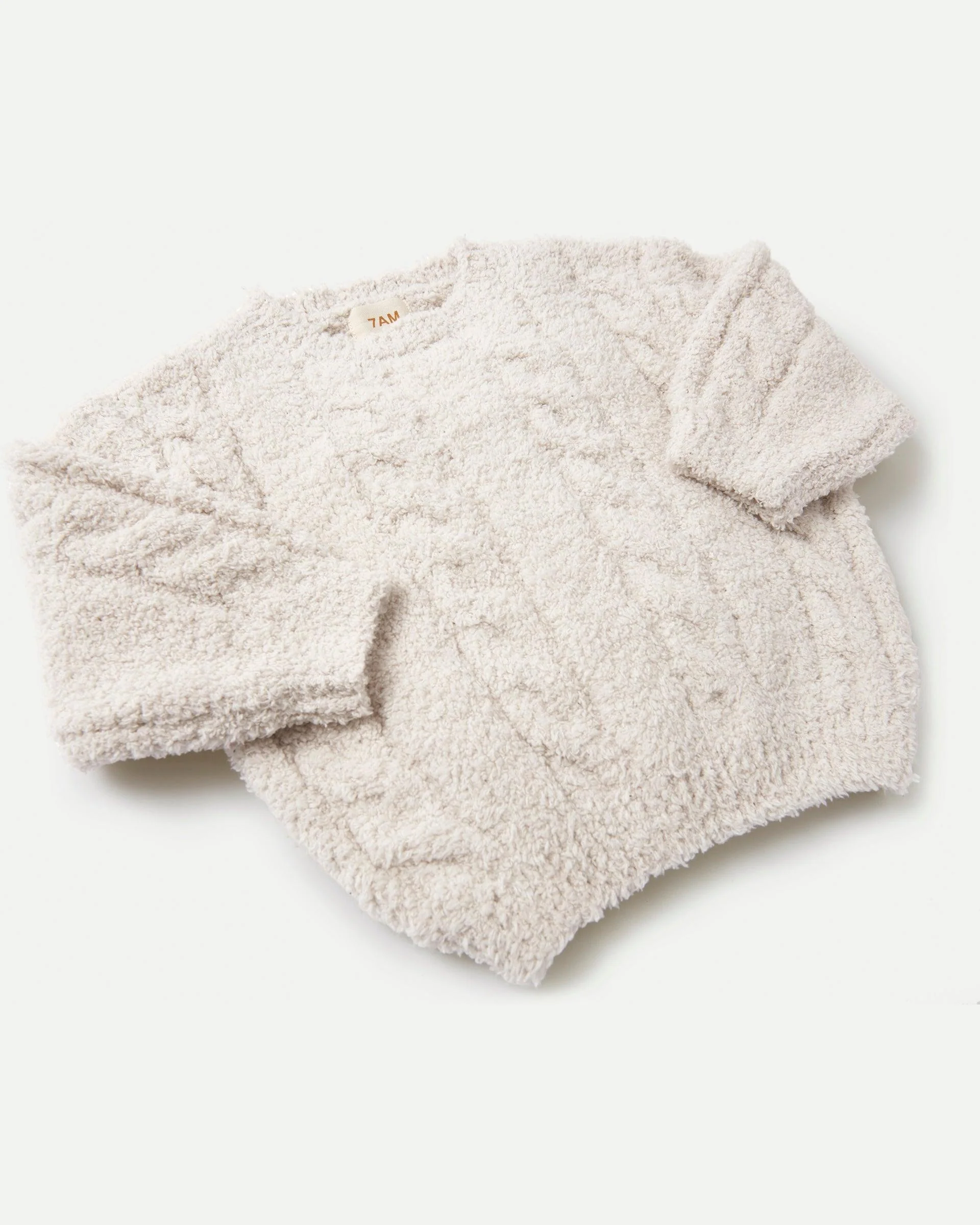 Boxy Cable Sweater - Fuzzy - Image 7