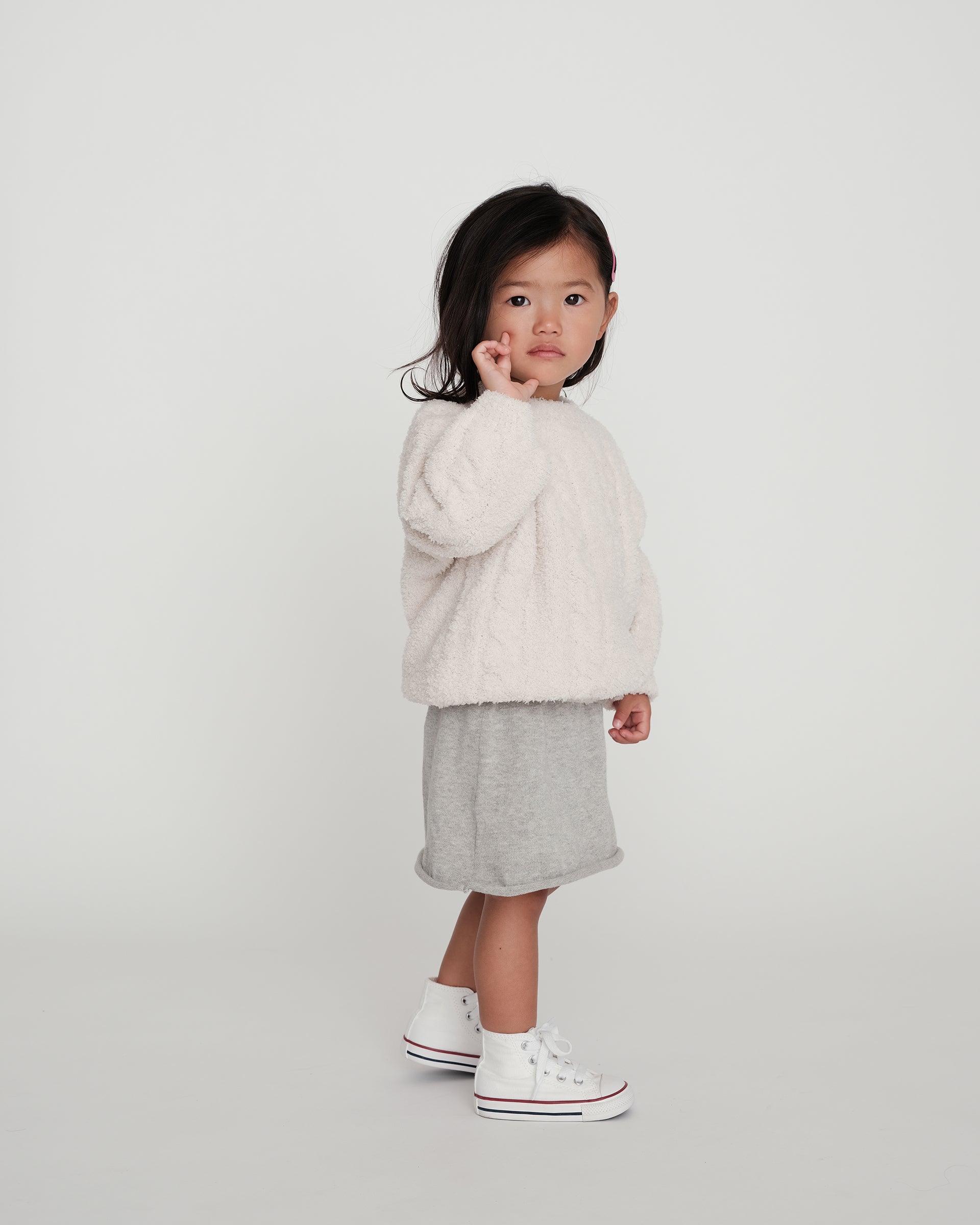 Boxy Cable Sweater - Fuzzy - Image 8