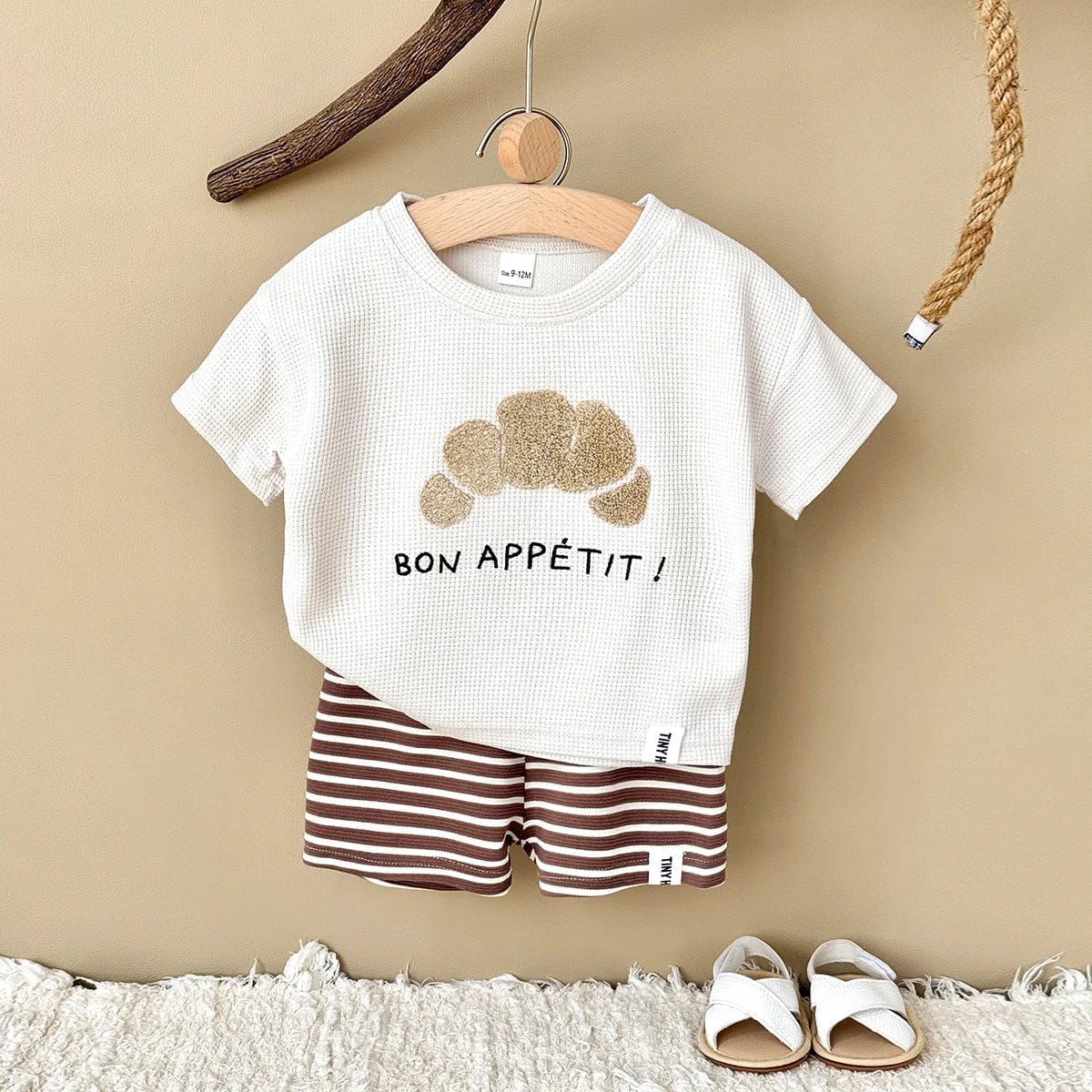 Boys Waffle T-shirts Shorts Set - Image 12