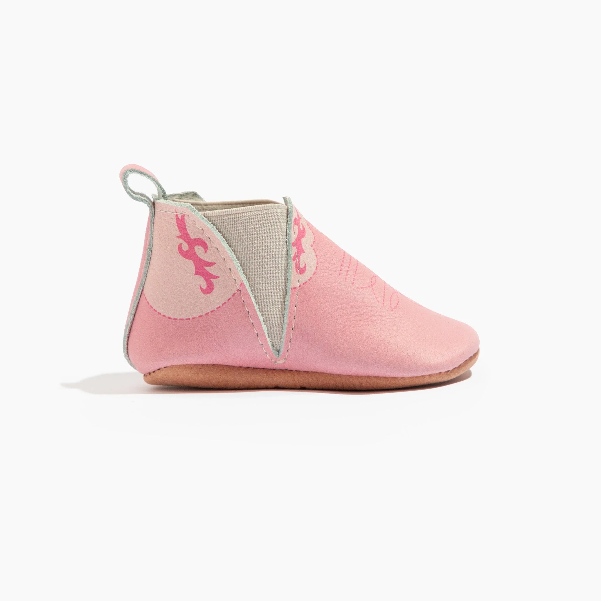 Bubblegum Cowboy Chelsea Boot Baby Shoe - Image 2